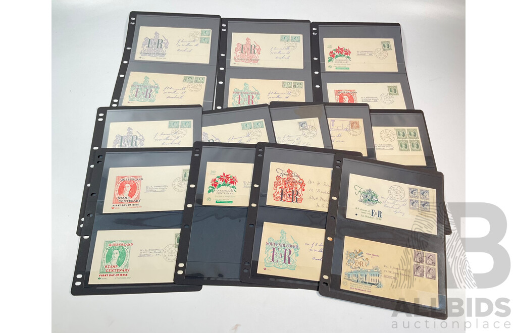 Collection of Australian Predecimal QV and QE2 Covers