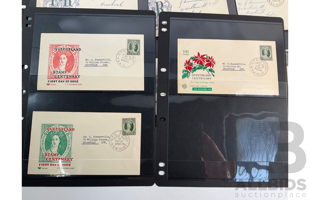 Collection of Australian Predecimal QV and QE2 Covers