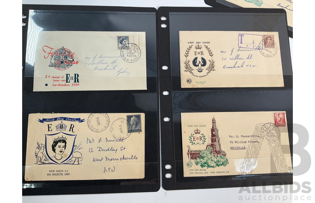 Collection of Australian Predecimal QV and QE2 Covers