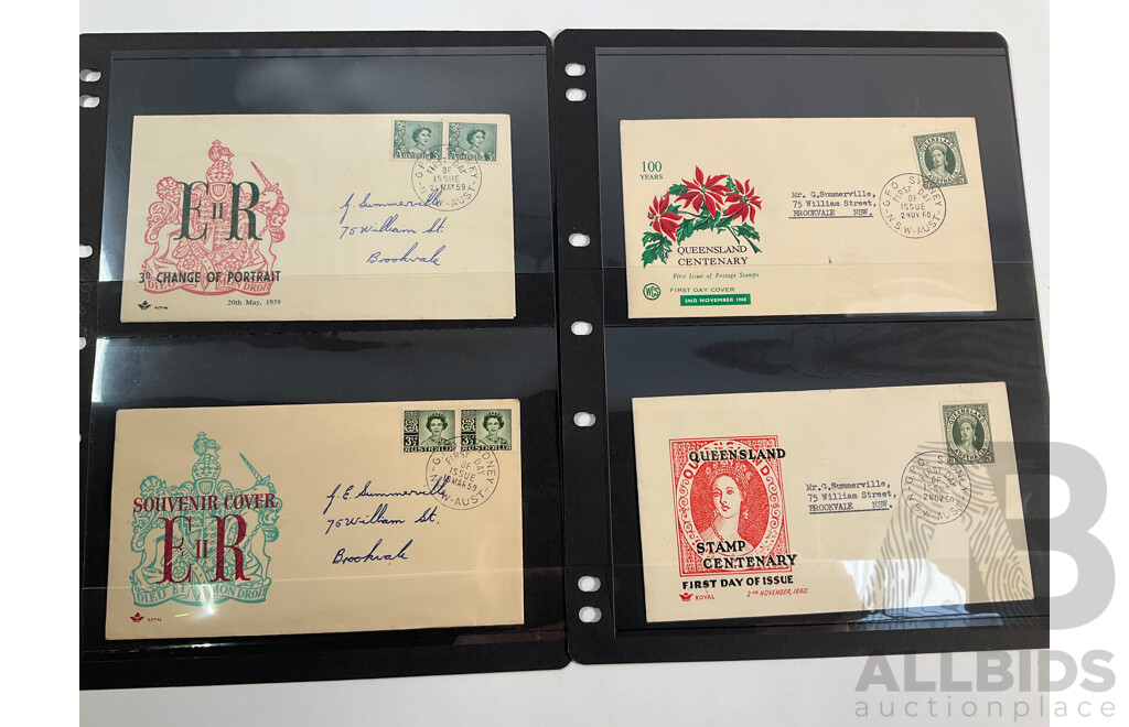 Collection of Australian Predecimal QV and QE2 Covers