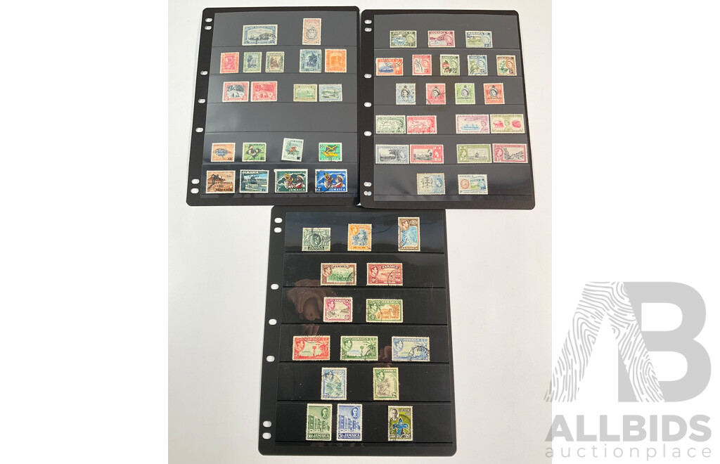 Great Britain/Jamaica Stamps Including KGVI, QE2, Overprints, Independence, Mint Hinged