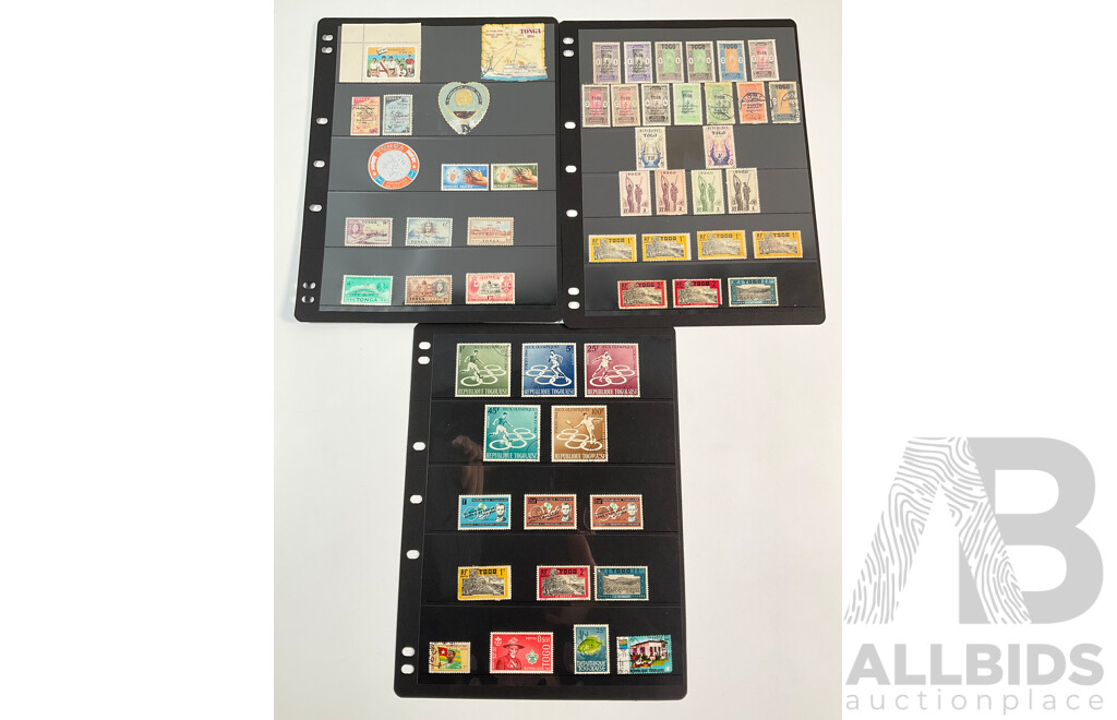 French Occupation Stamps Including Tonga, Togoland, Overprints, Mints, Mint Hinged