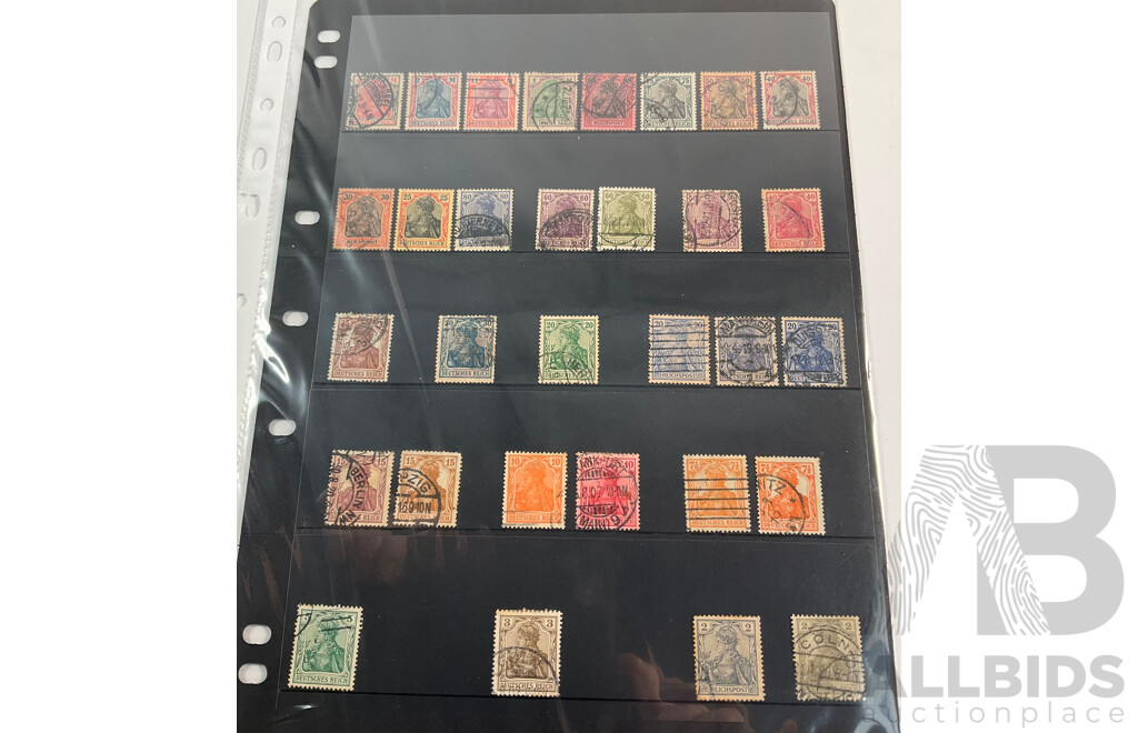 Germania 1900's Stamps