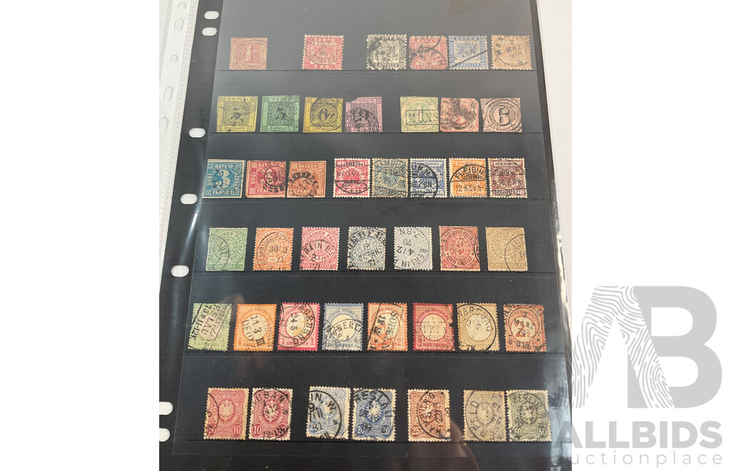 German Late 1800's Stamps