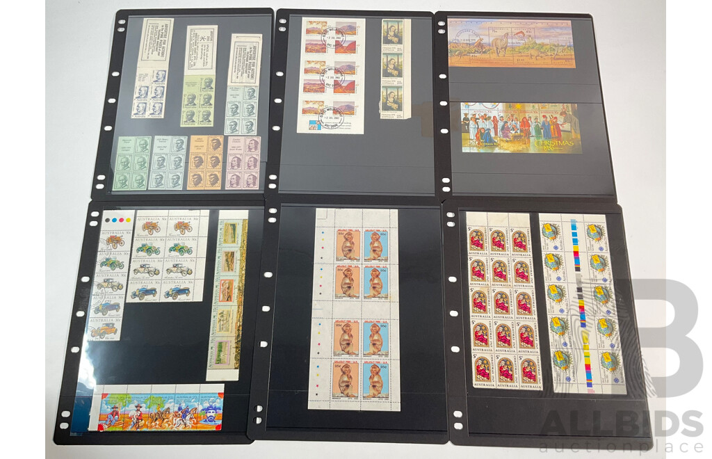 Australian Early Decimal Stamp Blocks and Booklets