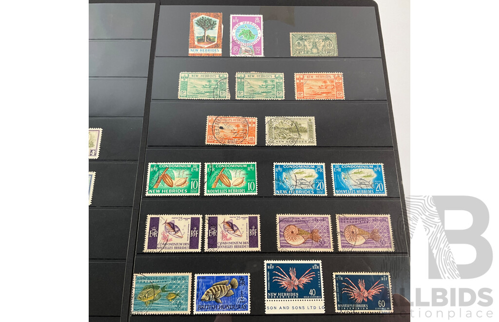 British Honduras Stamps Including KGV, KGVI, Mint Hinged