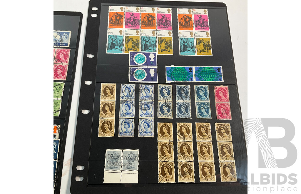 Great Britain QE2 Stamps, Five Pound, Charles Dickens