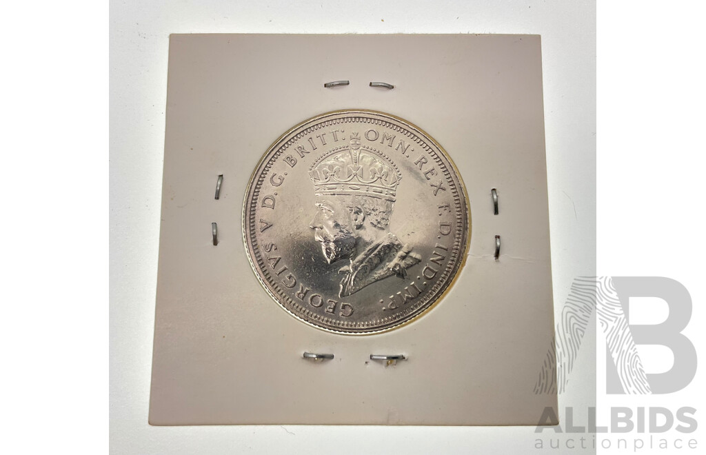 Australian 1927 KGV Silver Florin, Commemorative, High Grade