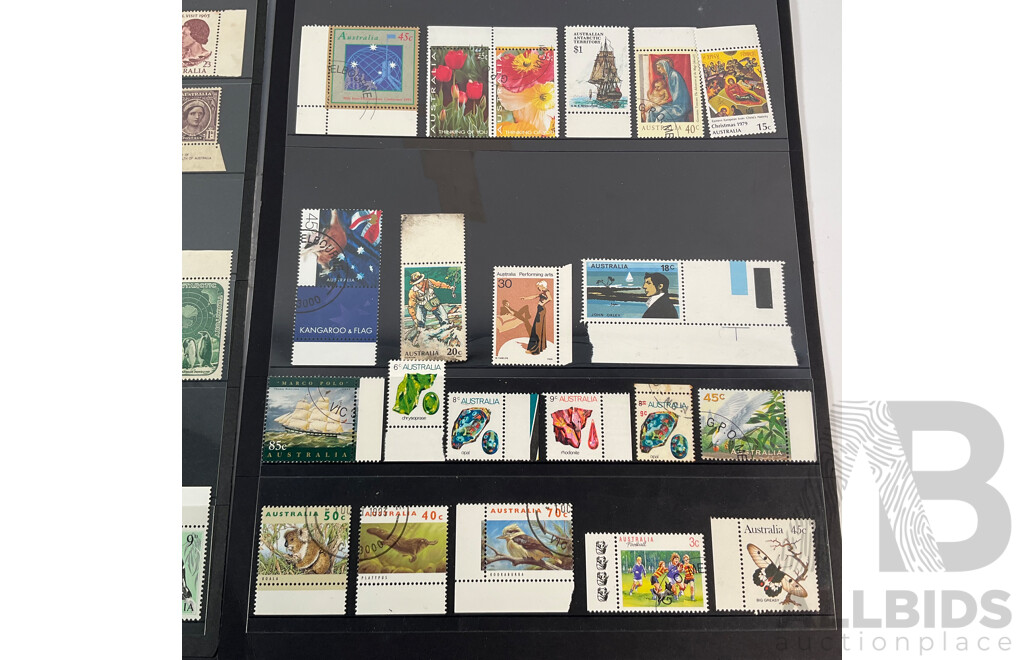 Australian Predecimal and Decimal Stamps with Selvage