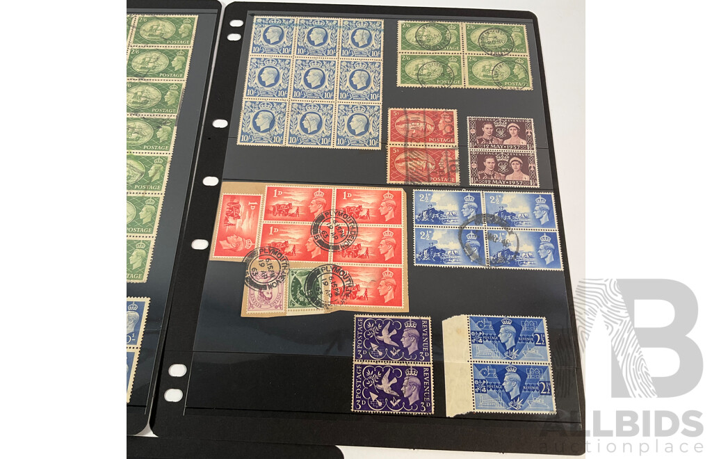 Great Britain Stamps, QE2, KGVI One Pound