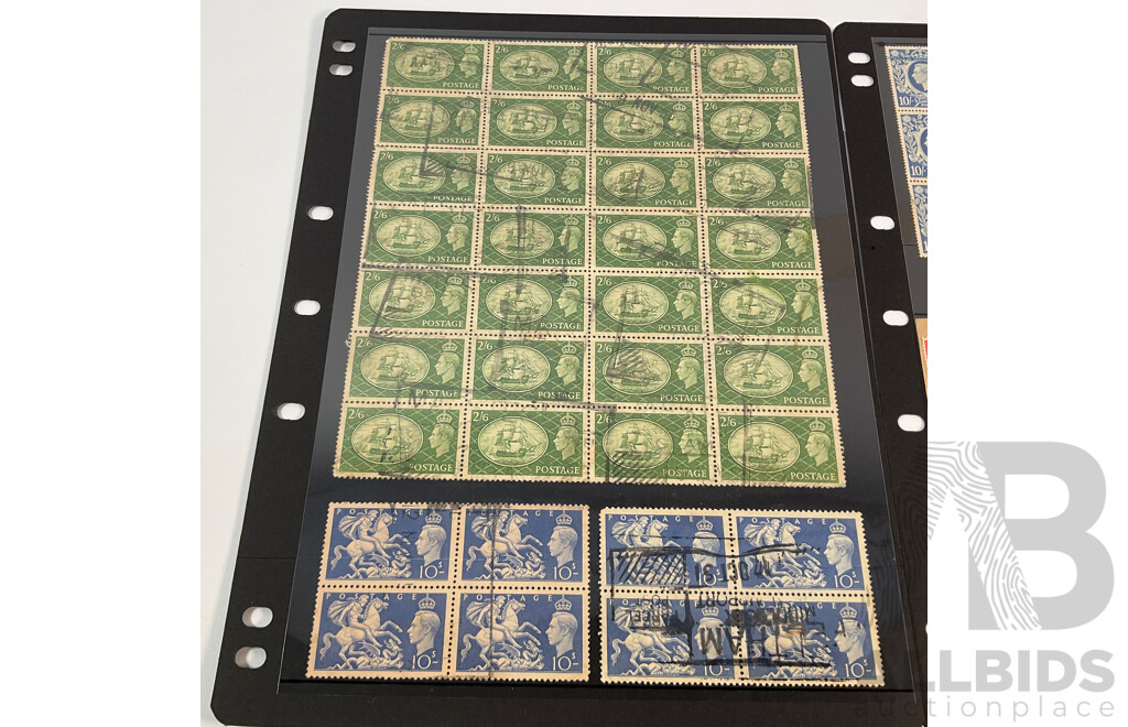 Great Britain Stamps, QE2, KGVI One Pound