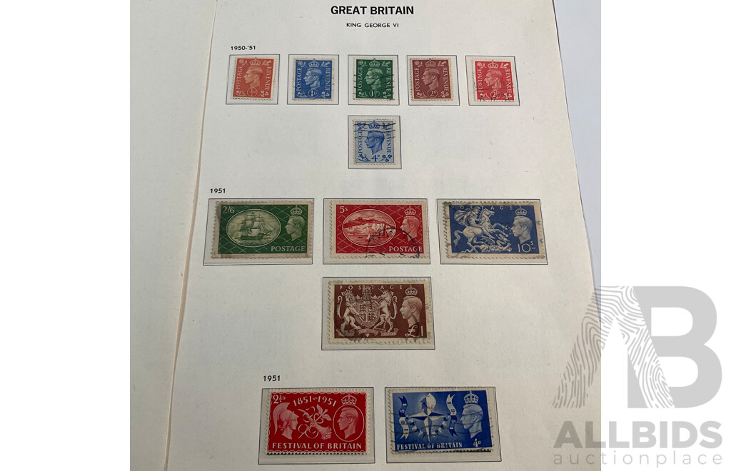 Great Britain 1937-1951 KGVI Stamp Sets