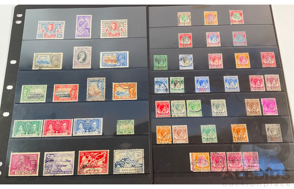 Great Britain/Hong Kong, Malaya Stamps, B.M.A Overprints, Five Dollars, Mint Hinged