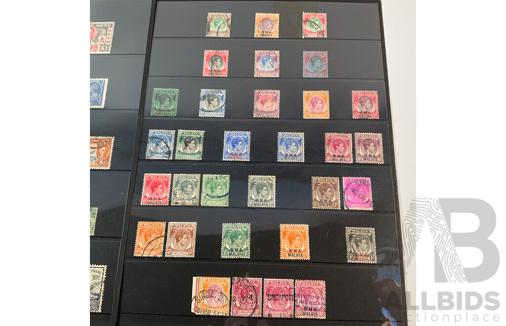 Great Britain/Hong Kong, Malaya Stamps, B.M.A Overprints, Five Dollars, Mint Hinged