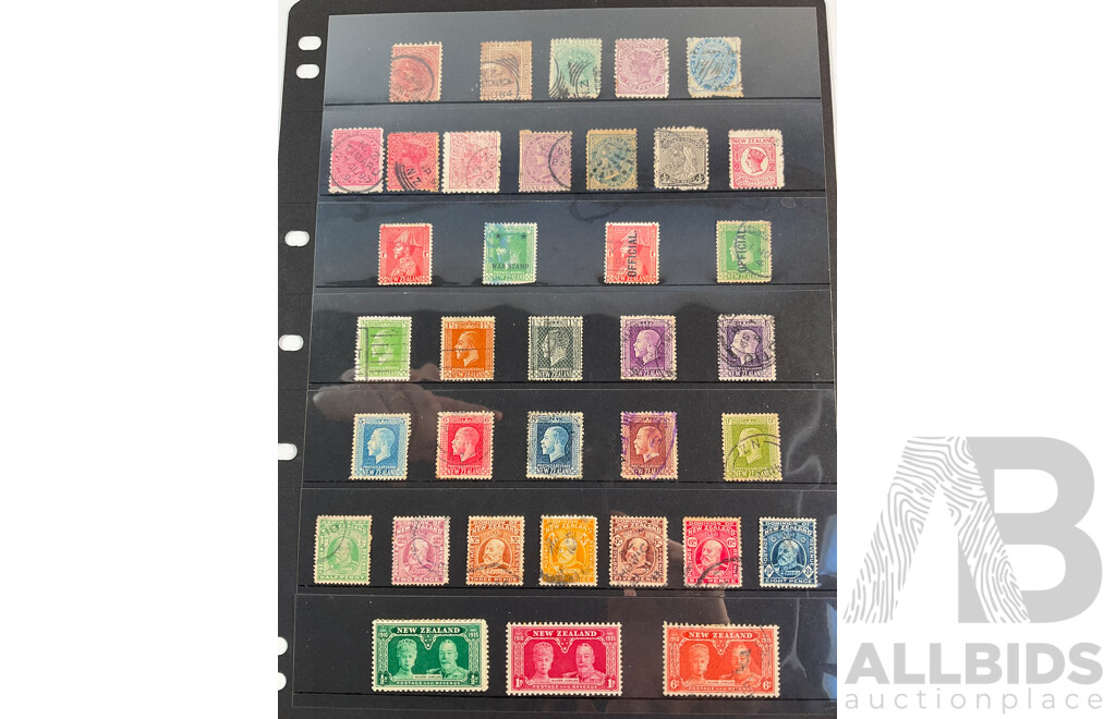 New Zealand Stamps, QV, KGV, Overprints