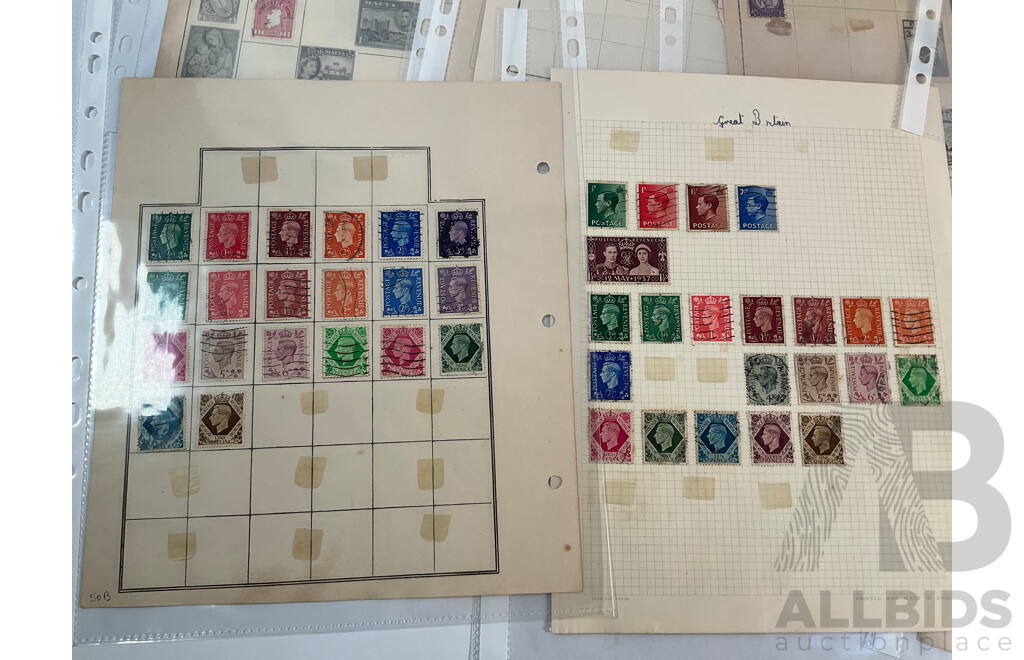 Great Britain Stamp Collection, QV to QE2