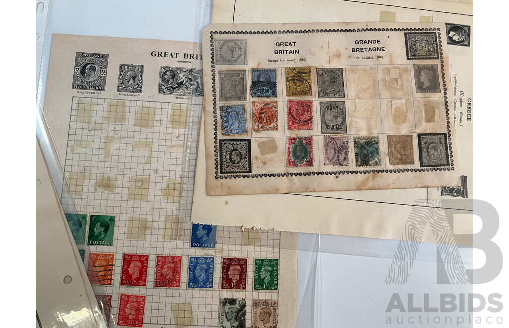 Great Britain Stamp Collection, QV to QE2