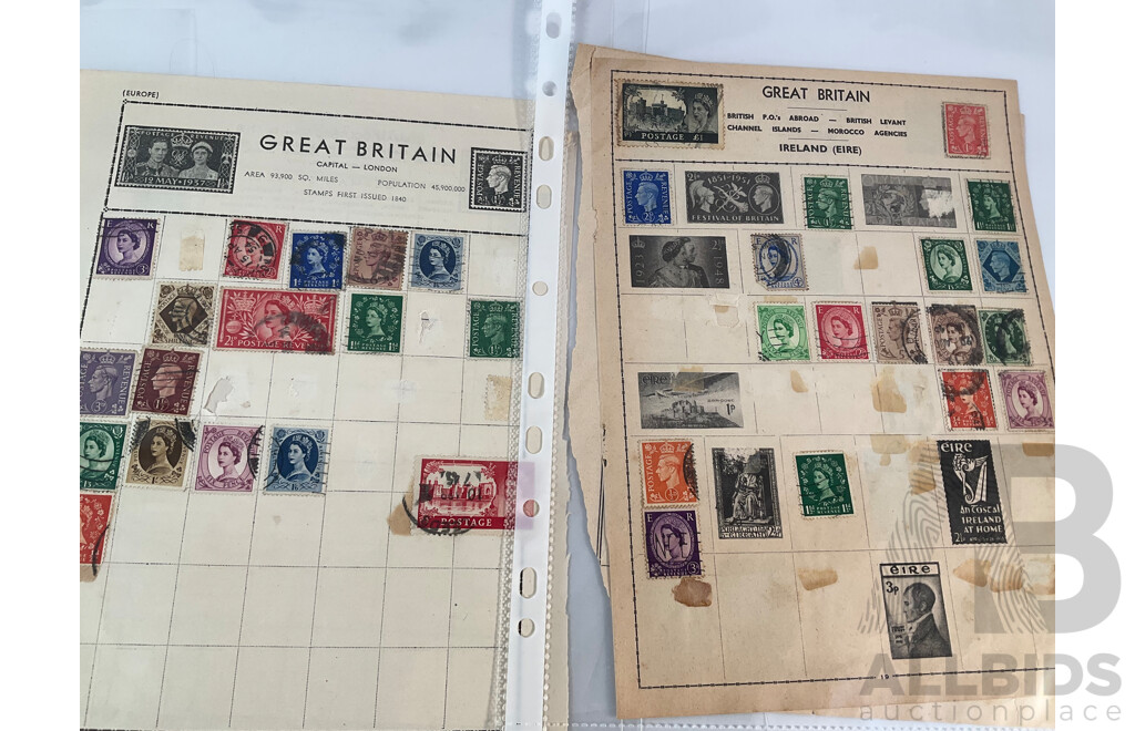 Great Britain Stamp Collection, QV to QE2