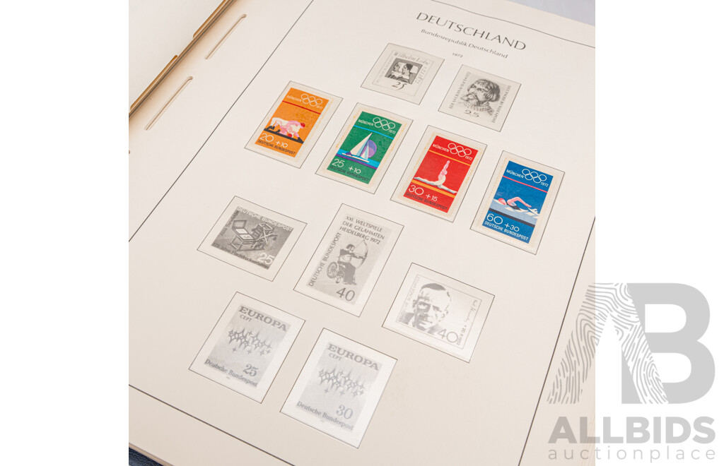 Album of German Stamps, Examples Spanning 1970 to 1979
