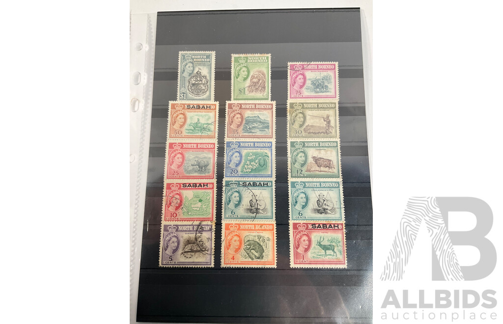 Collection of British Empire Stamps Including 1937 KGVI Coronation Omnibus Aden, Bahamas, Bermuda, Caymen Islands, Ceylon, Cyprus, Dominica, Fiji, Gibraltar, Gilbert & Ellice Islands, Gold Coast, Grenada, British Guiana, Honduras..........................