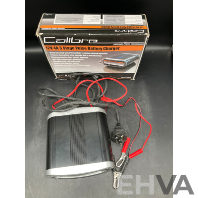CALIBRE 12V 4A 3 Stage Pulse Battery Charger
