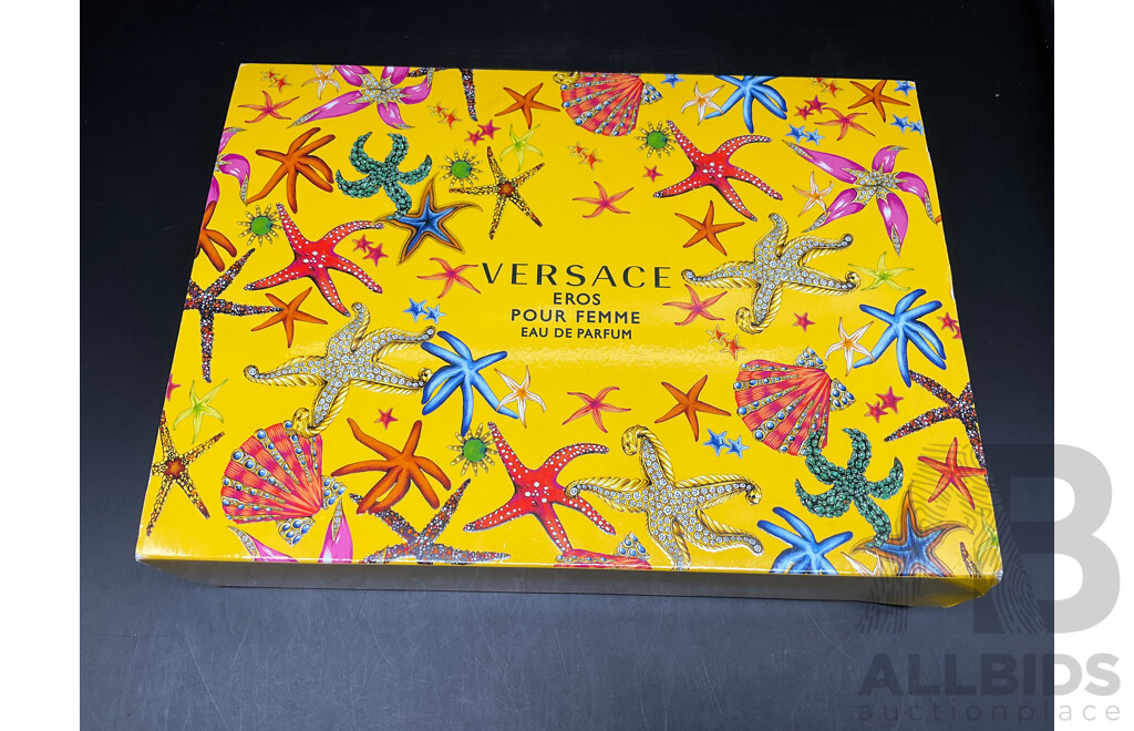 VERSACE Rous Pour Femme 4 Piece Fragrance Gift Set