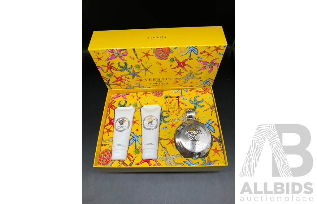 VERSACE Rous Pour Femme 4 Piece Fragrance Gift Set