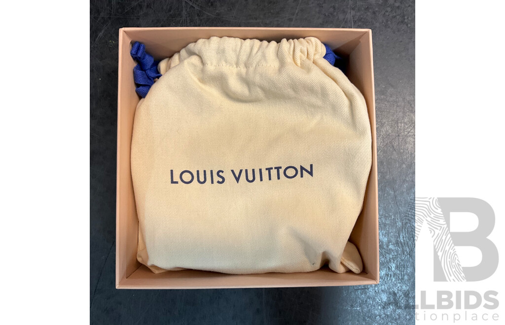 Grey Men's Belt Branded LOUIS VUITTON