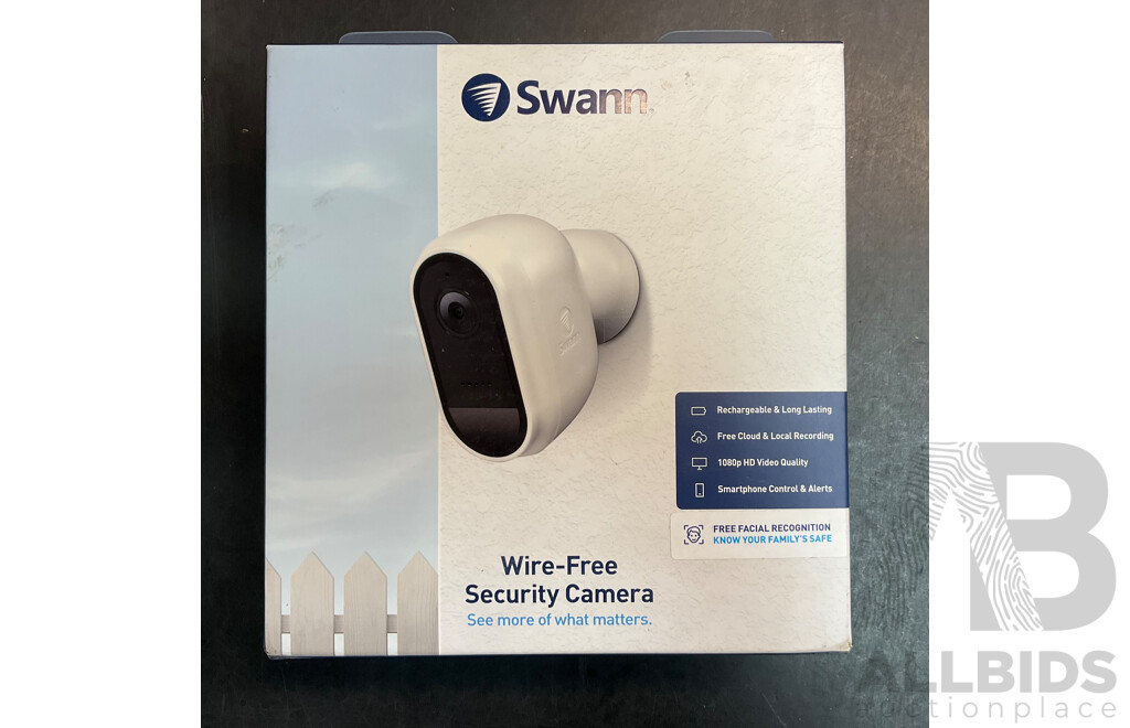 SWANN Wire Free Security Camera - ORP $238