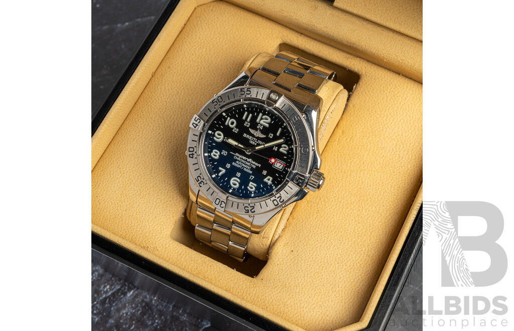 Breitling 42mm SuperOcean Professional Divers Watch, Model A17360