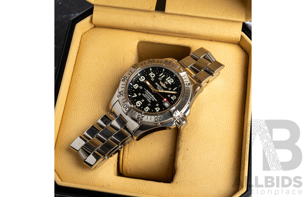 Breitling 42mm SuperOcean Professional Divers Watch, Model A17360