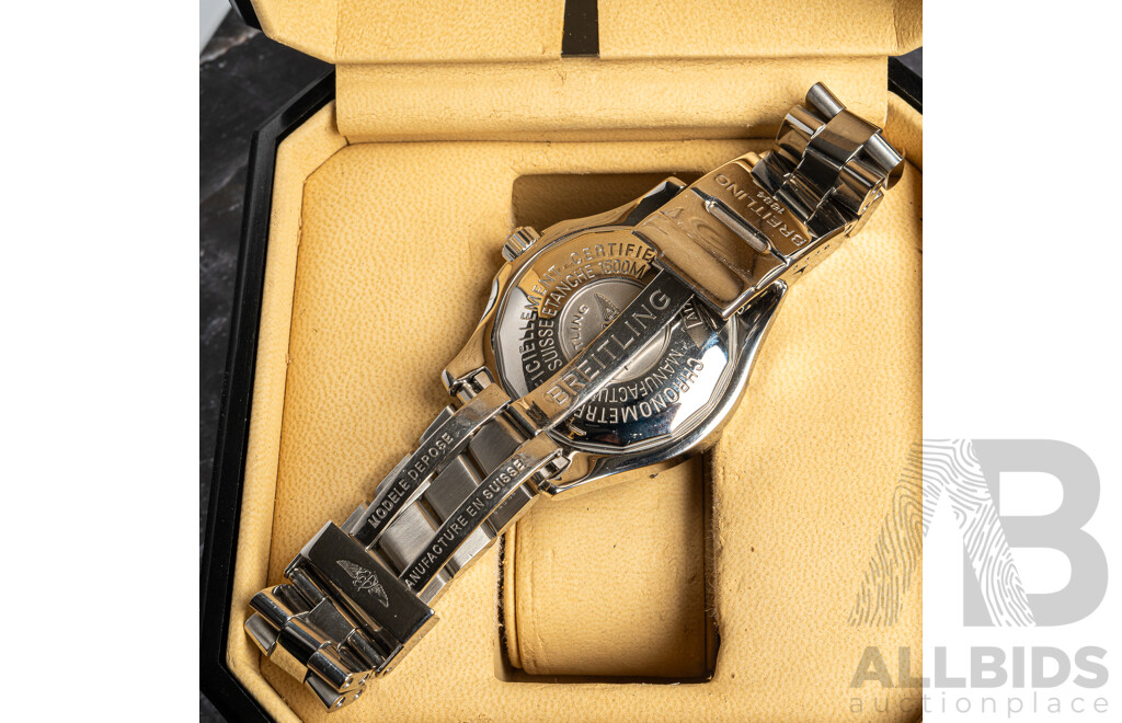 Breitling 42mm SuperOcean Professional Divers Watch, Model A17360