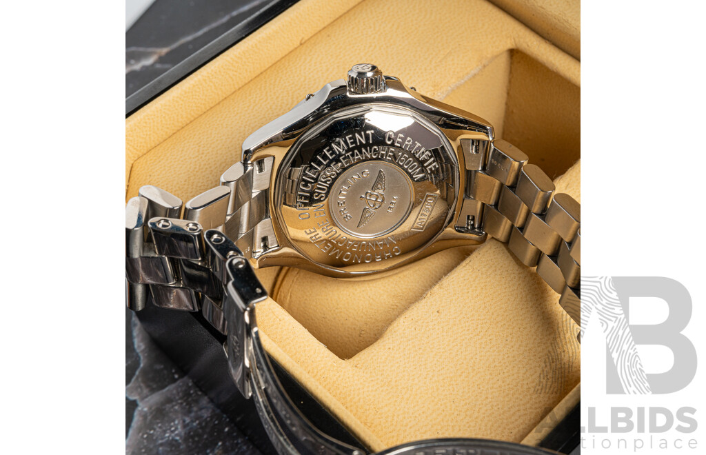 Breitling 42mm SuperOcean Professional Divers Watch, Model A17360