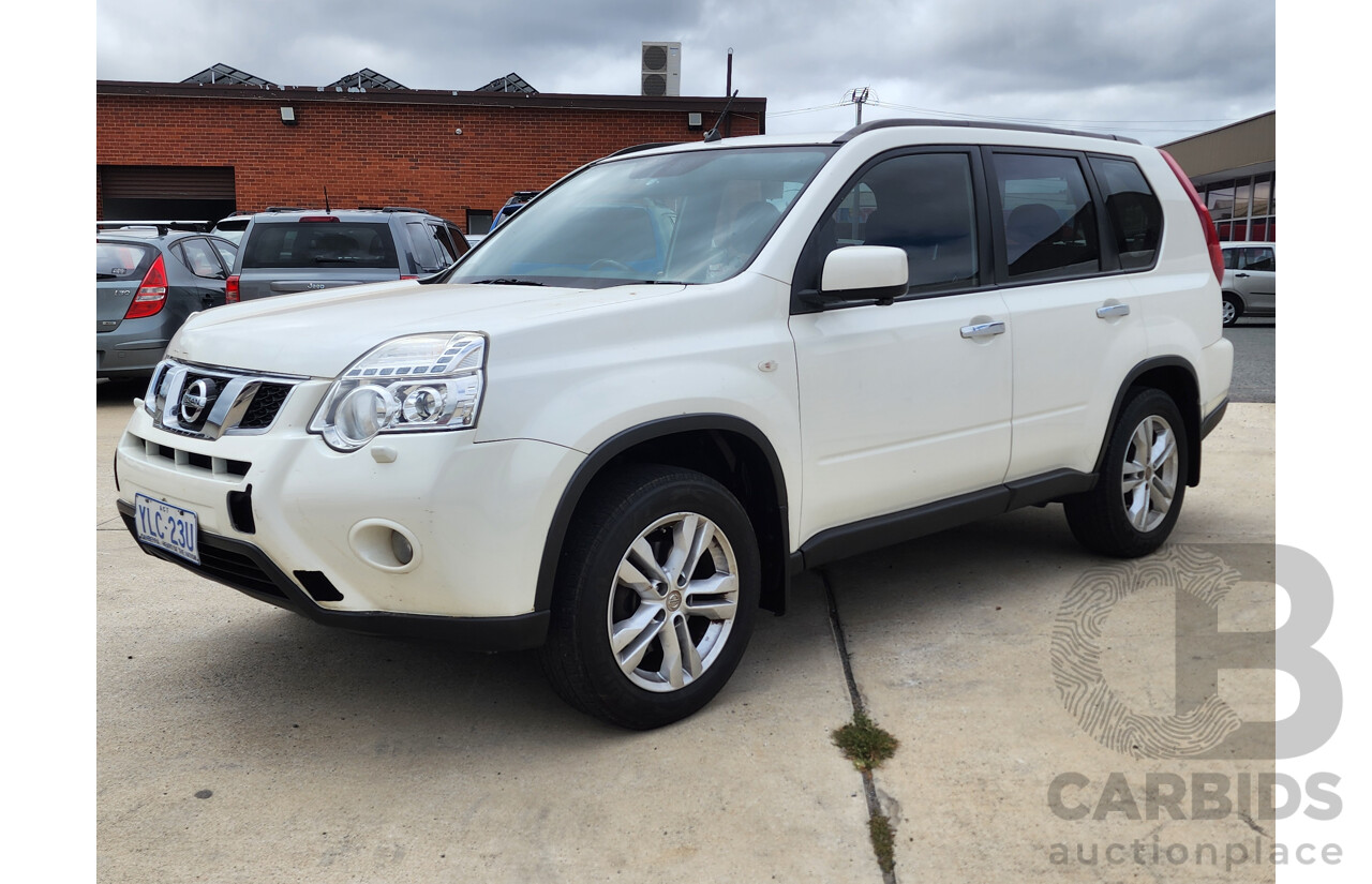 3/2013 Nissan X-Trail ST (fwd) T31 SERIES 5 4d Wagon White 2.0L