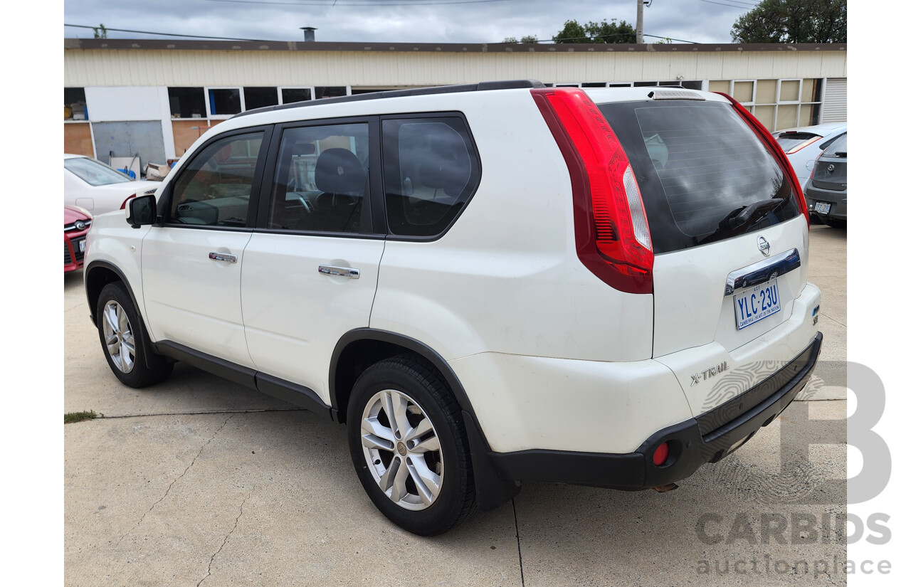 3/2013 Nissan X-Trail ST (fwd) T31 SERIES 5 4d Wagon White 2.0L