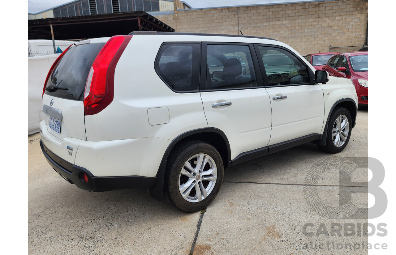 3/2013 Nissan X-Trail ST (fwd) T31 SERIES 5 4d Wagon White 2.0L