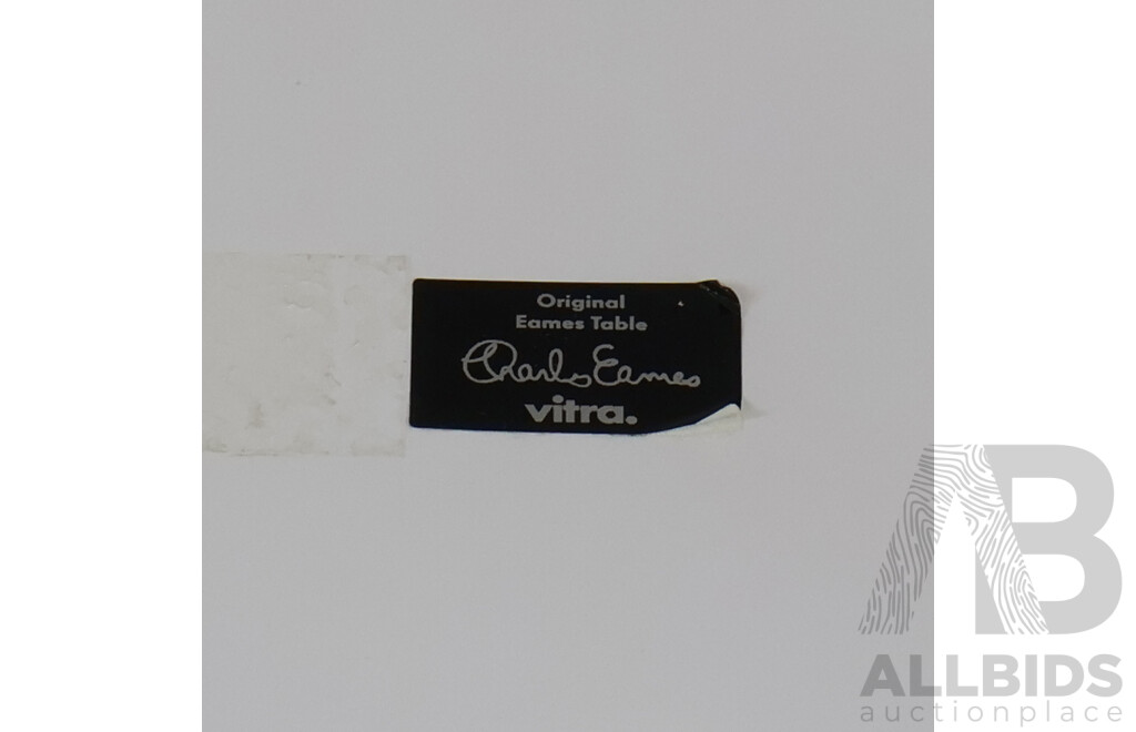 Herman Miller Eames Wire Base Elliptical 'Surfboard' Table