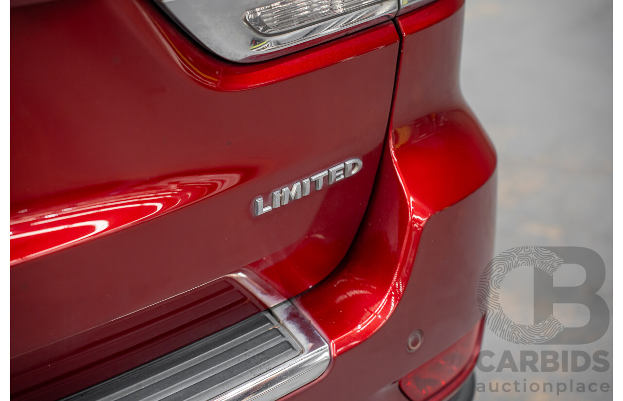 8/2014 Jeep Grand Cherokee Limited (4x4) WK MY14 4d Wagon Deep Cherry Red Turbo Diesel 3.0L