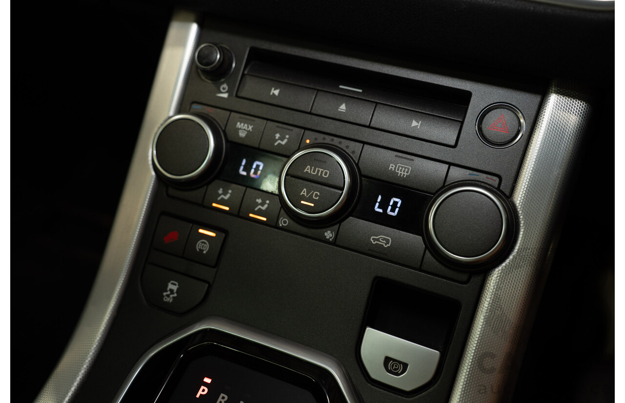 5/2014 Range Rover Evoque SD4 Dynamic LV (AWD) MY14 5d Wagon Santorini Black Turbo Diesel 2.2L