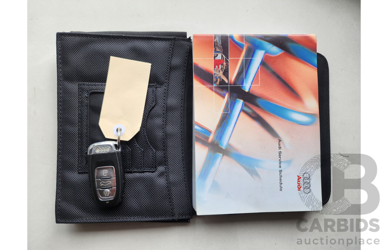 8/2009 Audi A5 2.0 TFSI Quattro 8T 2d Cabriolet Black 2.0L