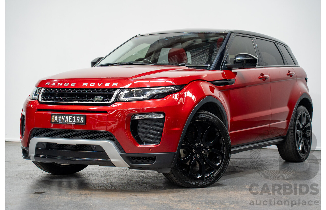 12/2017 Land Rover Range Rover Evoque TD4 SE 110 Dynamic (AWD) MY18 4d Wagon Firenze Red Turbo Diesel 2.0L