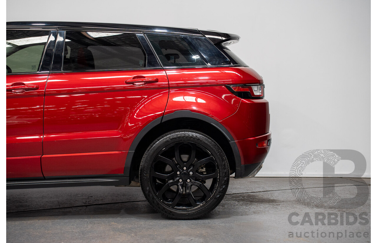 12/2017 Land Rover Range Rover Evoque TD4 SE 110 Dynamic (AWD) MY18 4d Wagon Firenze Red Turbo Diesel 2.0L