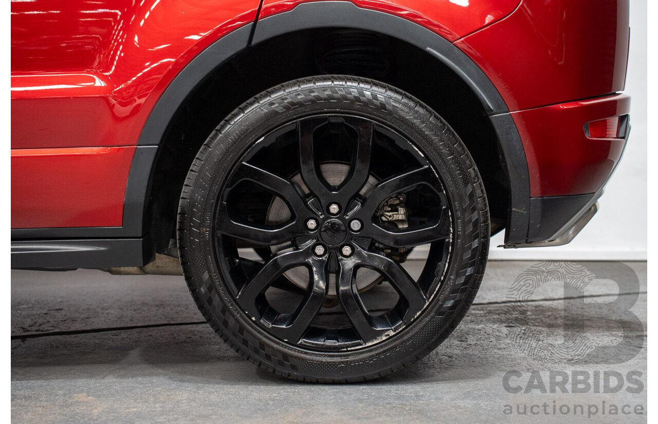 12/2017 Land Rover Range Rover Evoque TD4 SE 110 Dynamic (AWD) MY18 4d Wagon Firenze Red Turbo Diesel 2.0L