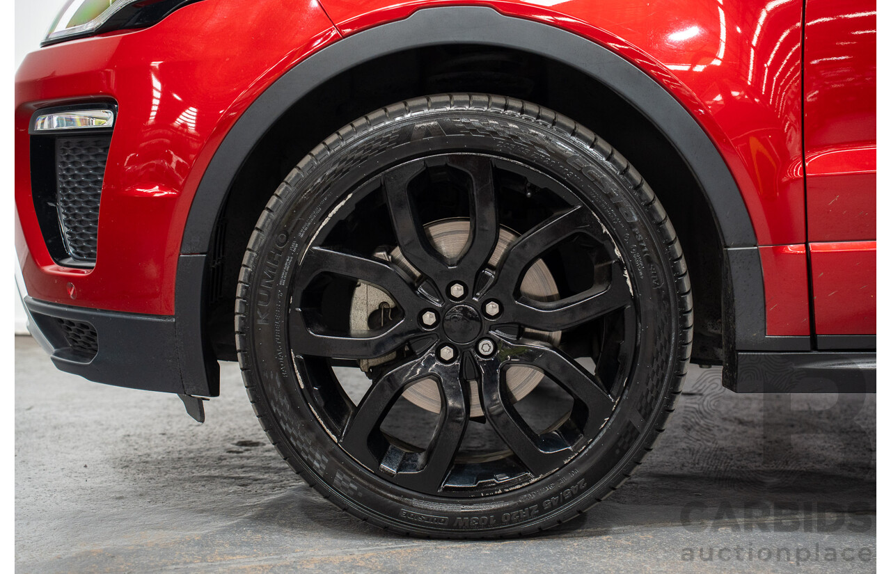 12/2017 Land Rover Range Rover Evoque TD4 SE 110 Dynamic (AWD) MY18 4d Wagon Firenze Red Turbo Diesel 2.0L