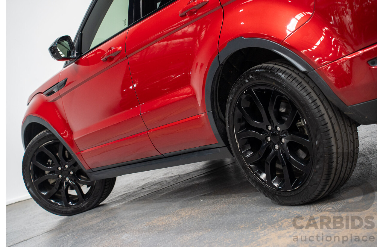 12/2017 Land Rover Range Rover Evoque TD4 SE 110 Dynamic (AWD) MY18 4d Wagon Firenze Red Turbo Diesel 2.0L