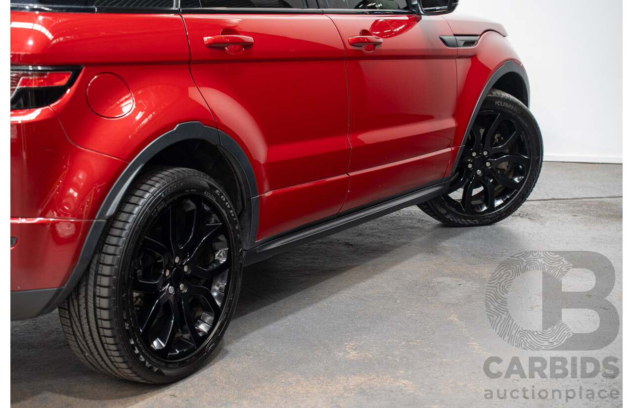 12/2017 Land Rover Range Rover Evoque TD4 SE 110 Dynamic (AWD) MY18 4d Wagon Firenze Red Turbo Diesel 2.0L