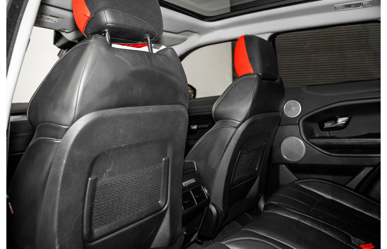 12/2017 Land Rover Range Rover Evoque TD4 SE 110 Dynamic (AWD) MY18 4d Wagon Firenze Red Turbo Diesel 2.0L