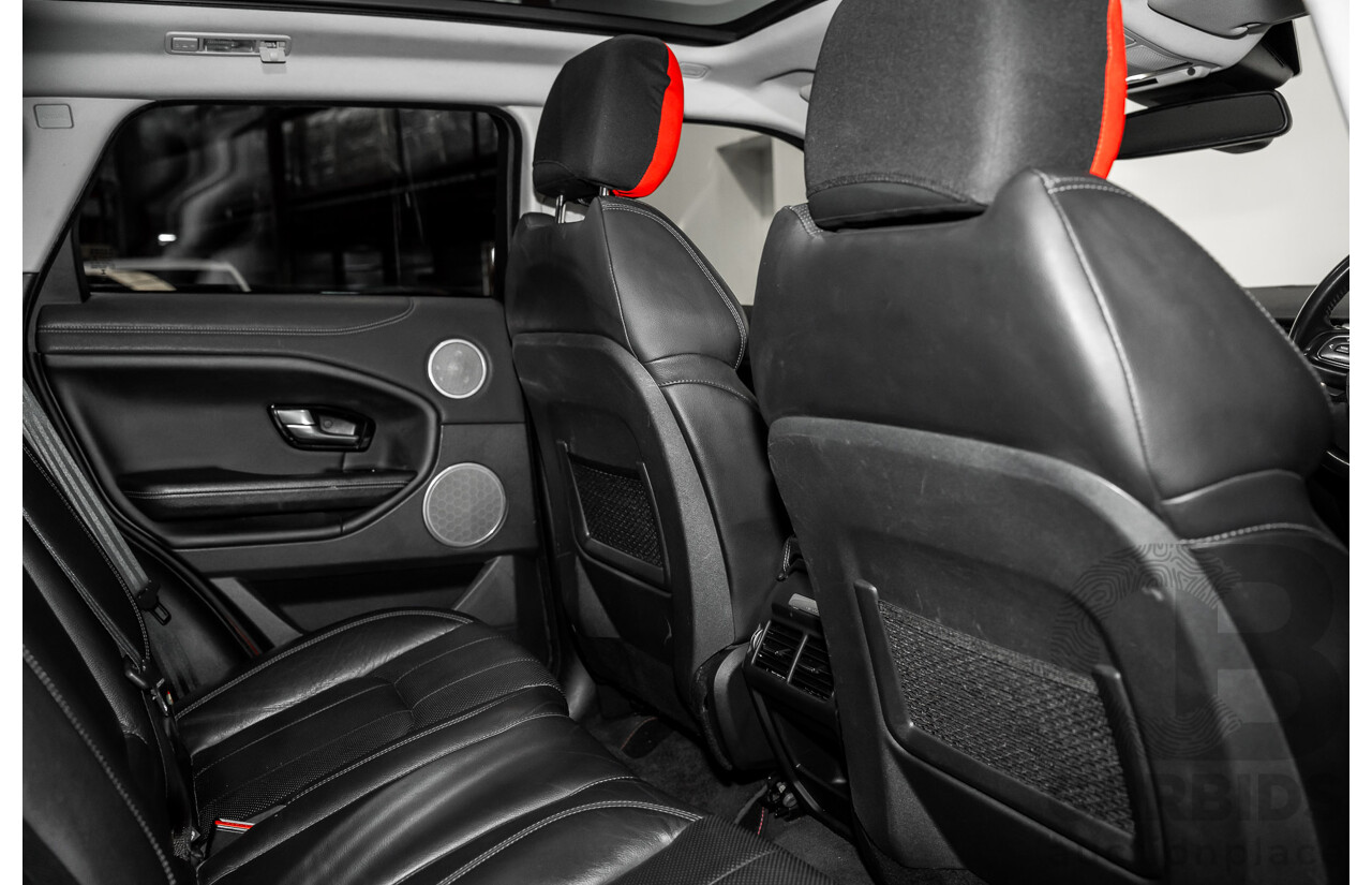 12/2017 Land Rover Range Rover Evoque TD4 SE 110 Dynamic (AWD) MY18 4d Wagon Firenze Red Turbo Diesel 2.0L