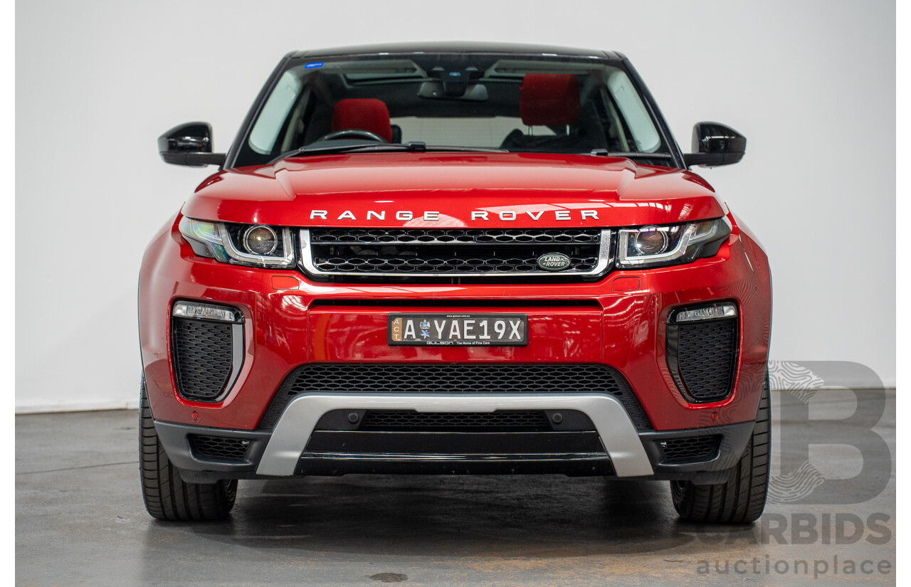 12/2017 Land Rover Range Rover Evoque TD4 SE 110 Dynamic (AWD) MY18 4d Wagon Firenze Red Turbo Diesel 2.0L