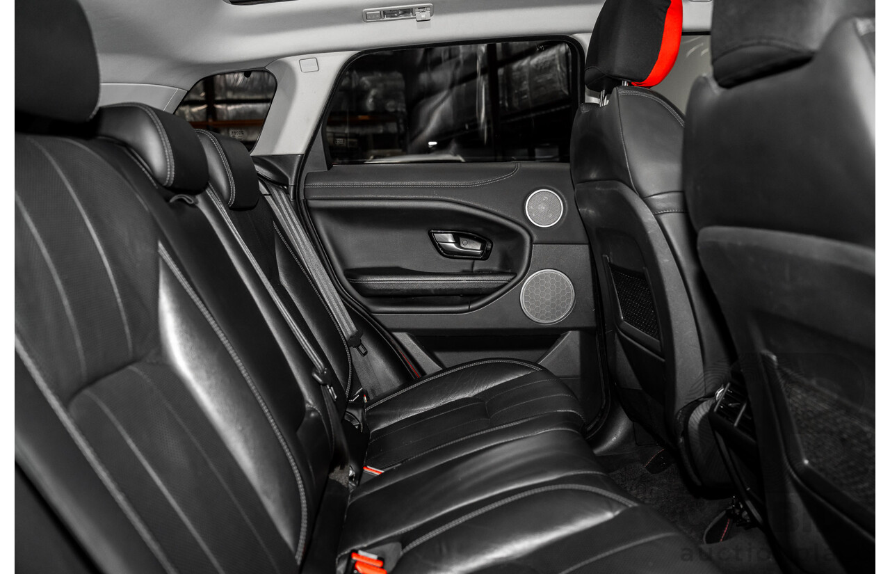 12/2017 Land Rover Range Rover Evoque TD4 SE 110 Dynamic (AWD) MY18 4d Wagon Firenze Red Turbo Diesel 2.0L